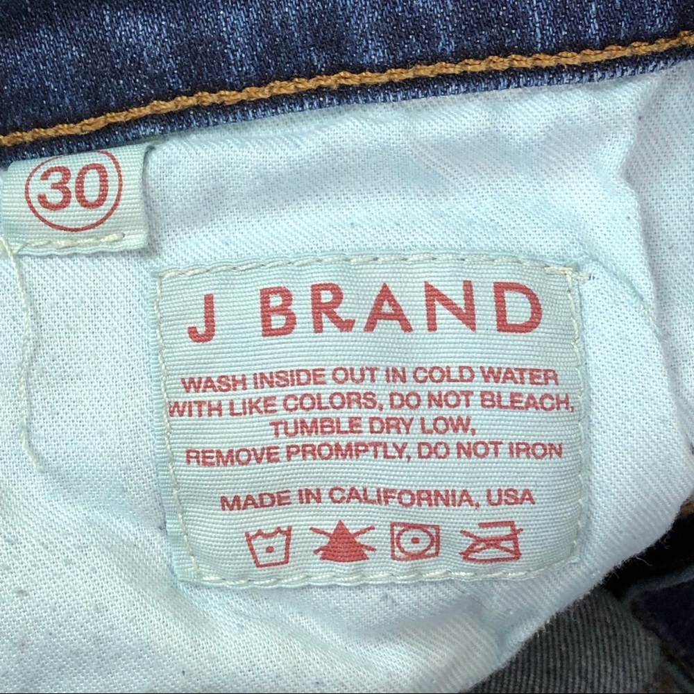 J Brand Bailey Boot Leg Jeans in Mayflower Sz 30 - Picture 6 of 8